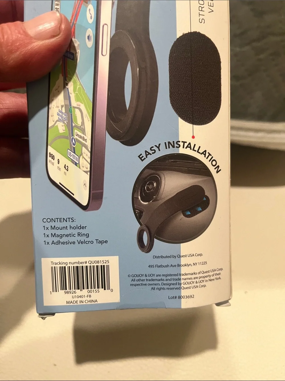 Flexi Magnetic Phone Mount - Black